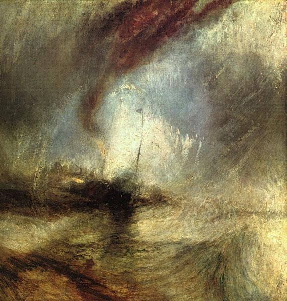 Snowstorm Steamboat off Harbor's Mouth, Joseph Mallord William Turner
